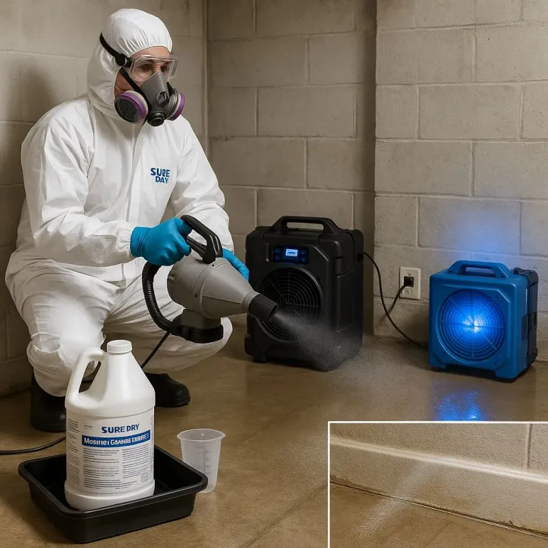 Sanitization and Odor Removal process in Bass Lake, IN